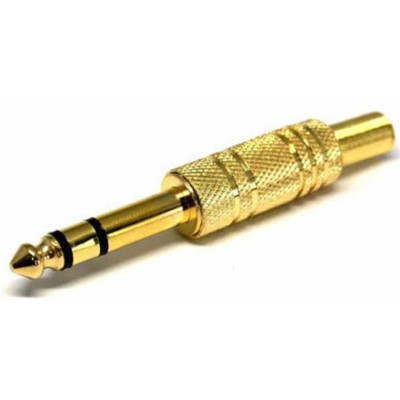 OEM 6,35mm Gitar Jack Stereo Gold OEM 6,35mm Gitar Jack Stereo Gold